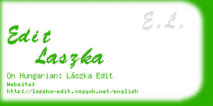 edit laszka business card